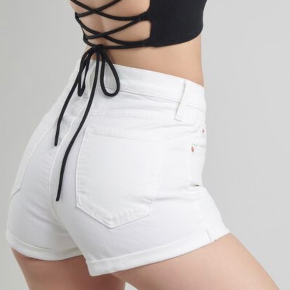 Garage white favourite short - Picture 2 of 2